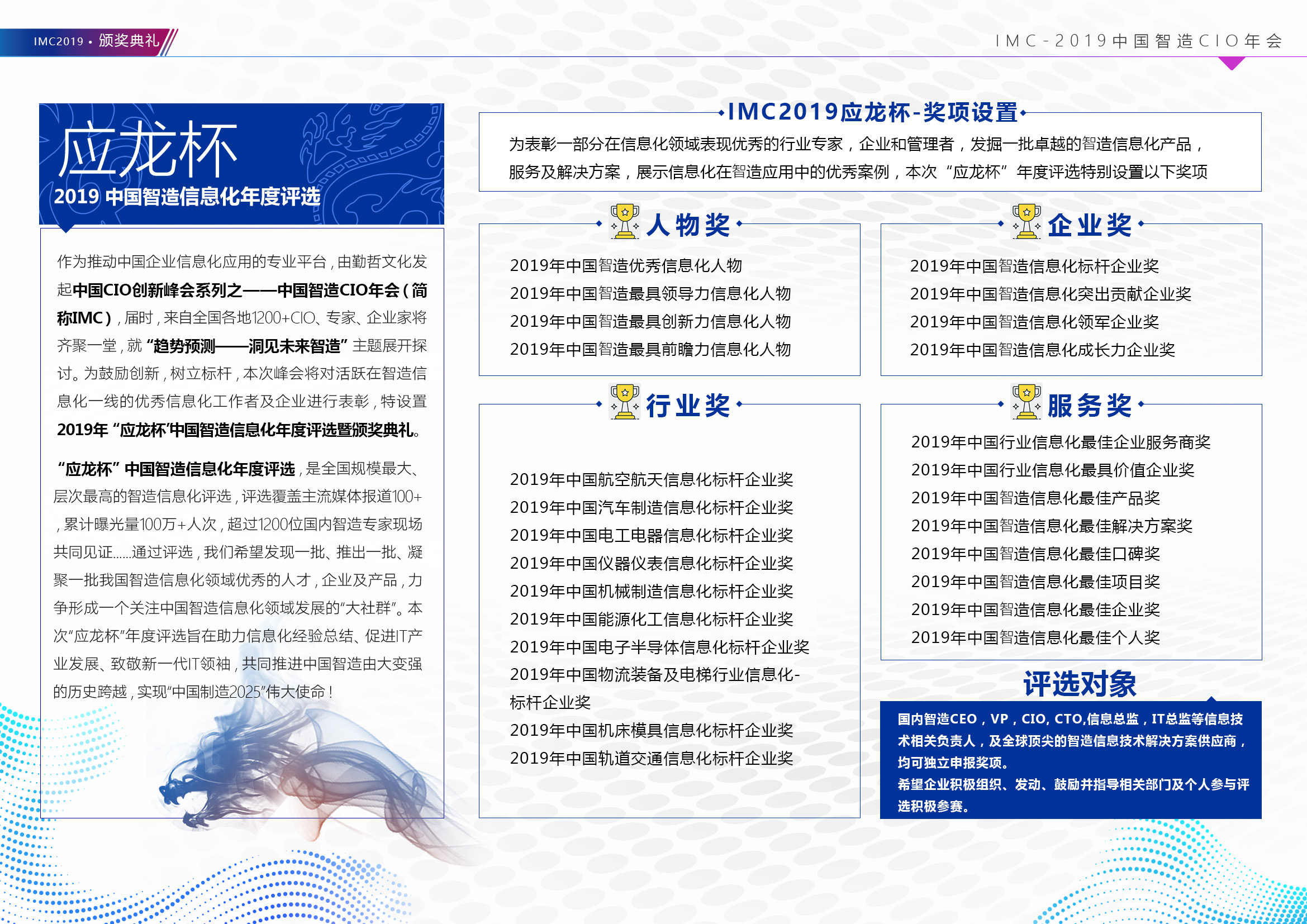 IMC 2019中国智造CIO年会正式启动
